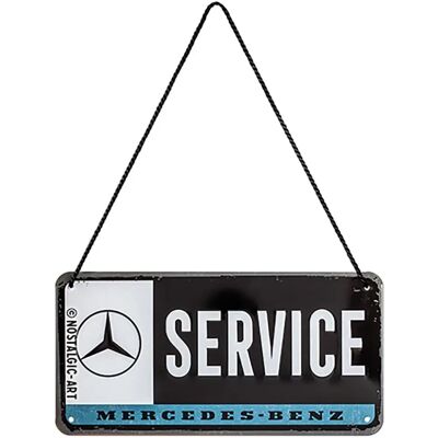 Mercedes-Benz Vintage Hängeschild - 10x20cm - Wohnaccessoire Mercedes-Benz Vintage Hängeschild - 10x20cm - Wohnaccessoire