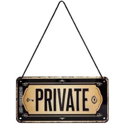 Nostalgic-Art Vintage Placa de Pendurar - 10x20cm - Decoração em Aço Nostalgic-Art Vintage Placa de Pendurar - 10x20cm - Decoração em Aço