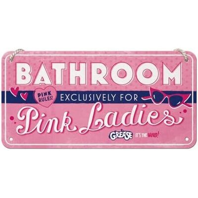 Nostalgic Art Pink Ladies Plaque/Signalisation d'intérieur en métal Bleu, Rose, Blanc - Panneau Décoratif Nostalgic Art Pink Ladies Plaque/Signalisation d'intérieur en métal Bleu, Rose, Blanc - Panneau Décoratif