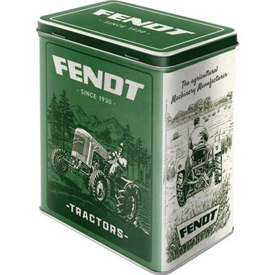 Nostalgic Art Fendt - Scatola rettangolare Green Fields 3 L Nera - Contenitore di stoccaggio Nostalgic Art Fendt - Scatola rettangolare Green Fields 3 L Nera - Contenitore di stoccaggio