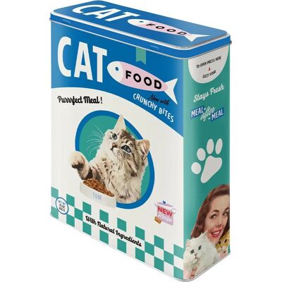Boîte de nourriture pour chats Nostalgic Art Bleu XL - 4L - Allemagne Boîte de nourriture pour chats Nostalgic Art Bleu XL - 4L - Allemagne