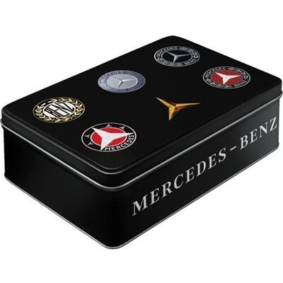 Nostalgic Art Boîte de Rangement Logo Mercedes-Benz en Relief Nostalgic Art Boîte de Rangement Logo Mercedes-Benz en Relief