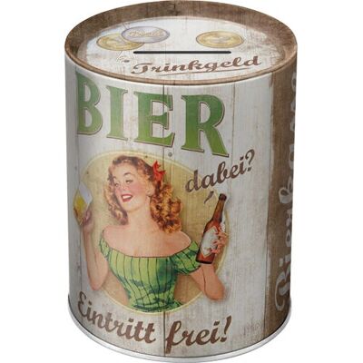 Nostalgic Art 43705450 Spaarpot - Metaal, Vintage, Groen & Wit Nostalgic Art 43705450 Spaarpot - Metaal, Vintage, Groen & Wit
