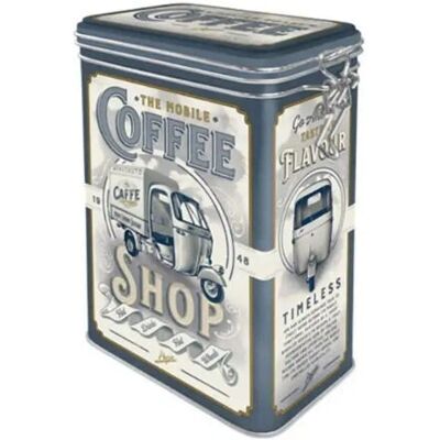Nostalgic Art Singe Box Ape Coffee Shop Rectangulaire 1,3 L Multicolore - Récipient de Rangement Alimentaire Nostalgic Art Singe Box Ape Coffee Shop Rectangulaire 1,3 L Multicolore - Récipient de Rangement Alimentaire
