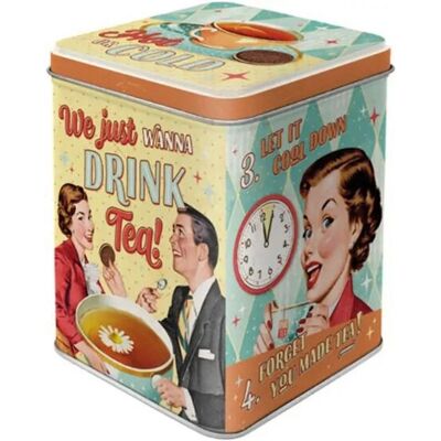 Boîte à Thé Nostalgic Art - Style Vintage - Thé & Cookies Boîte à Thé Nostalgic Art - Style Vintage - Thé & Cookies