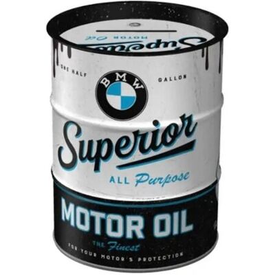 Nostalgic Art BMW Olievat - Spaarbus - Staal - 600ml - Spaarpot - Industrieel Design Nostalgic Art BMW Olievat - Spaarbus - Staal - 600ml - Spaarpot - Industrieel Design