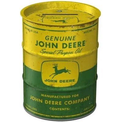 John Deere Boîte à monnaie en acier multicolore John Deere Boîte à monnaie en acier multicolore