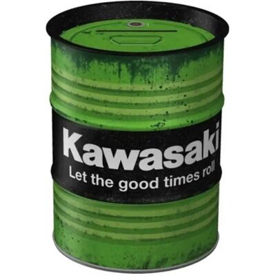 Nostalgic Art Kawasaki Δοχείο Πετρελαίου - Ασημένια Μεταλλική Nostalgic Art Kawasaki Δοχείο Πετρελαίου - Ασημένια Μεταλλική