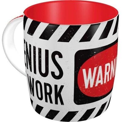 Mug Genius at Work de Nostalgic Art - Tasse en céramique - Publicité Mug Genius at Work de Nostalgic Art - Tasse en céramique - Publicité