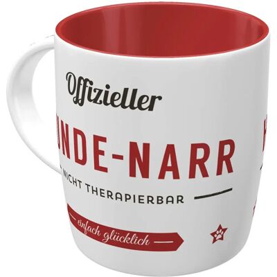 Nostalgic-Art - Hunde-Narr - Bianco - 330 ml Mug Nostalgic-Art - Hunde-Narr - Bianco - 330 ml Mug