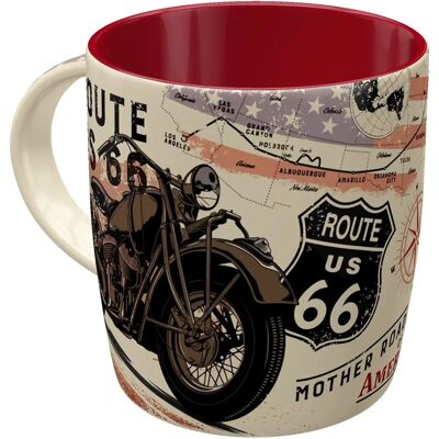 Nostalgic-Art Route 66 Keramikmugg - Cykelkarta Nostalgic-Art Route 66 Keramikmugg - Cykelkarta