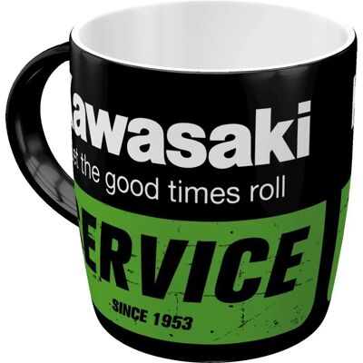 Tazza in ceramica Nostalgic-Art Kawasaki Service - Regalo per Motociclisti Tazza in ceramica Nostalgic-Art Kawasaki Service - Regalo per Motociclisti