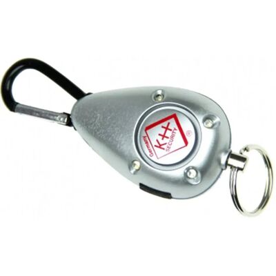 KH Security Personenschutz Silber Alarm - Tragbarer Sicherheitsalarm KH Security Personenschutz Silber Alarm - Tragbarer Sicherheitsalarm