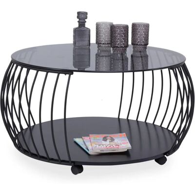 Sconto Grauer Runder Couchtisch - Tische > Couchtische Sconto Grauer Runder Couchtisch - Tische > Couchtische