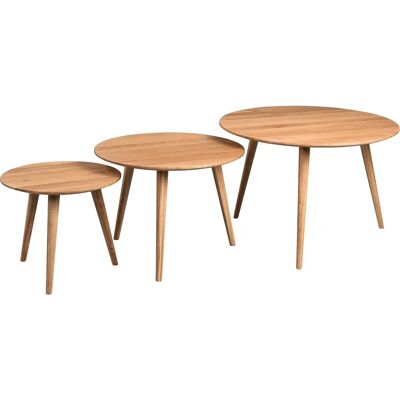 Oslo 1 Salontafel - Massief hout, Rond, 35cm hoog Oslo 1 Salontafel - Massief hout, Rond, 35cm hoog