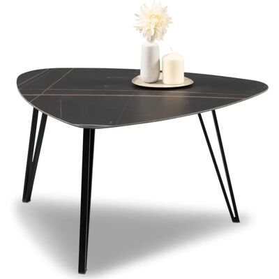 Sconto Odivelas Zwarte salontafel - Tafels Sconto Odivelas Zwarte salontafel - Tafels