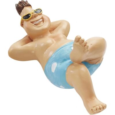 HobbyFun - Seaside tourist - Beige - 6 cm - Dekorfigur HobbyFun - Seaside tourist - Beige - 6 cm - Dekorfigur