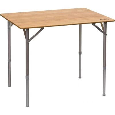 Berger Carry Table Pliable - Économiseur d'espace, Bambou, Aluminium - Table Pliable - Publicité Berger Carry Table Pliable - Économiseur d'espace, Bambou, Aluminium - Table Pliable - Publicité