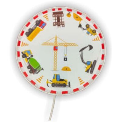 Niermann Standby Kinder-Wandleuchte - Baustellen Design E14 25W Niermann Standby Kinder-Wandleuchte - Baustellen Design E14 25W
