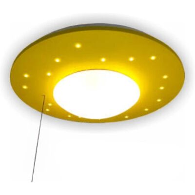 Niermann Standby - 7008 Éclairage de Plafond - Jaune, 54cm, E27 LED - Publicité Niermann Standby - 7008 Éclairage de Plafond - Jaune, 54cm, E27 LED - Publicité