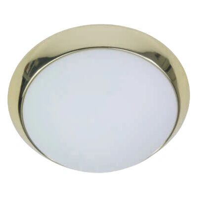 Niermann Standby Modèle 55003 Luminaire de Plafond en Verre Opale Blanc en Laiton - Éclairage de Plafond - Publicité Niermann Standby Modèle 55003 Luminaire de Plafond en Verre Opale Blanc en Laiton - Éclairage de Plafond - Publicité