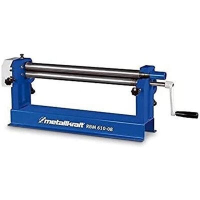 Metallkraft Cilindro de Curvar Manual - 610 mm, 3 Rodillos, Sistema Asimétrico Metallkraft Cilindro de Curvar Manual - 610 mm, 3 Rodillos, Sistema Asimétrico