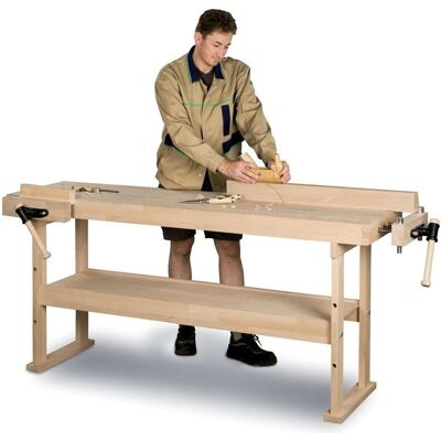Holzkraft HB1401 Hobelbank aus Buchenholz - Werkbank Holzkraft HB1401 Hobelbank aus Buchenholz - Werkbank