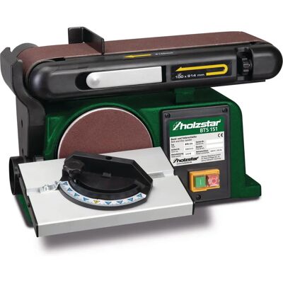 Holzstar BTS151 Levigatrice a nastro e disco - Versatile per falegnameria Holzstar BTS151 Levigatrice a nastro e disco - Versatile per falegnameria
