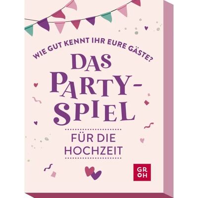 Groh Verlag - Hochzeit Partyspiel - Spaß & Unterhaltung Groh Verlag - Hochzeit Partyspiel - Spaß & Unterhaltung