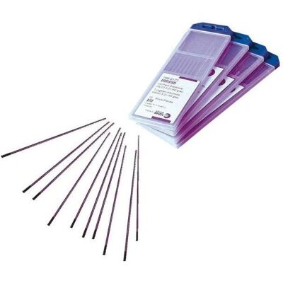 Électrodes tungstène lanthane 1.5% - 150 mm - Soudage - Binzel - Publicité Électrodes tungstène lanthane 1.5% - 150 mm - Soudage - Binzel - Publicité