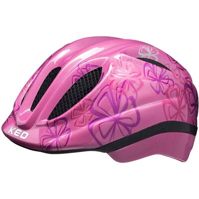 Casque vélo enfant KED Meggy II Trend - Fleur Rose - 46-51cm - Publicité Casque vélo enfant KED Meggy II Trend - Fleur Rose - 46-51cm - Publicité
