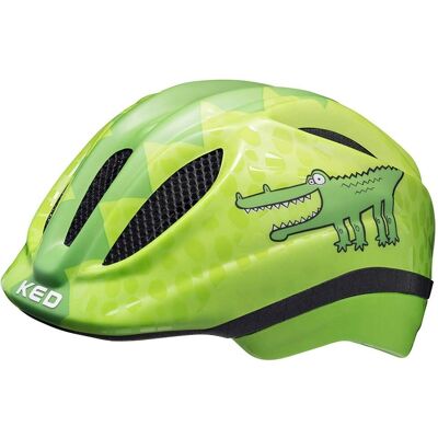 Casque Vélo Enfant KED Meggy II Trend - Vert Croco - Publicité Casque Vélo Enfant KED Meggy II Trend - Vert Croco - Publicité