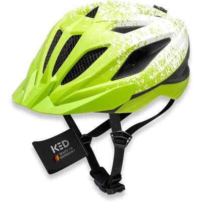 KED Street Junior Pro Fahrradhelm - Grün/Weiß - Kinderhelm KED Street Junior Pro Fahrradhelm - Grün/Weiß - Kinderhelm