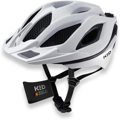 KED Spiri II Trend Wit Mat Fietshelm L - Fietshelm KED Spiri II Trend Wit Mat Fietshelm L - Fietshelm