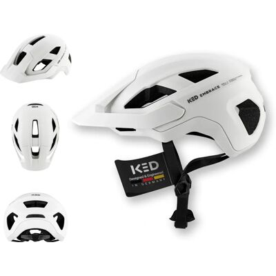 KED MU-1 M Wit Helm - MTB Stad Visier Lichtgewicht KED MU-1 M Wit Helm - MTB Stad Visier Lichtgewicht
