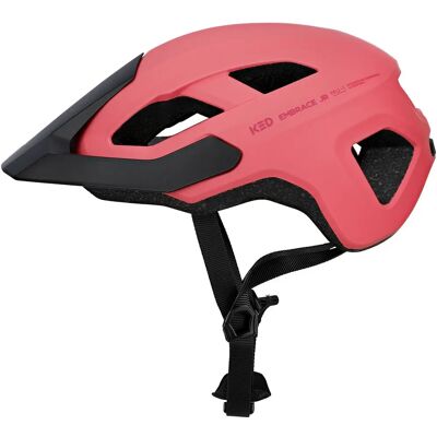 KED - Embrace Jr. MU-1 - Coral matt - 52-58 cm - Fietshelm KED - Embrace Jr. MU-1 - Coral matt - 52-58 cm - Fietshelm