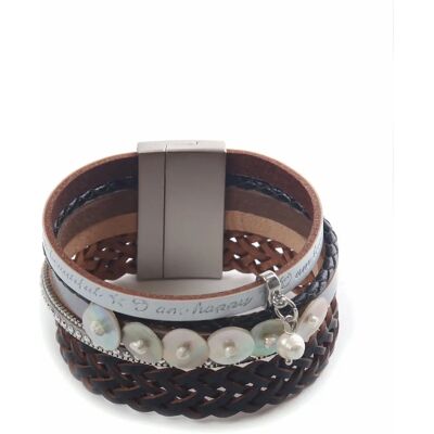 COLLEZIONE ALESSANDRO Iraya Lederarmband - Armband COLLEZIONE ALESSANDRO Iraya Lederarmband - Armband