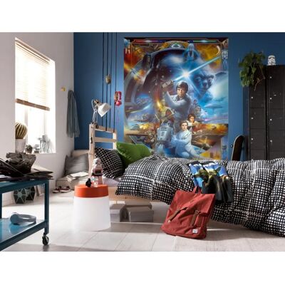 KOMAR Star Wars Luke Skywalker Collage Wandbild - Wandbild KOMAR Star Wars Luke Skywalker Collage Wandbild - Wandbild