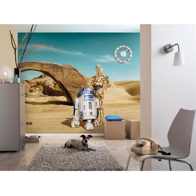 KOMAR Star Wars Lost Droids Wallpaper - 368x254 cm KOMAR Star Wars Lost Droids Wallpaper - 368x254 cm