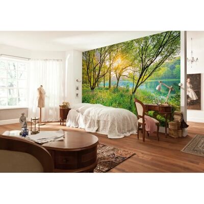 KOMAR Spring Lake Fototapeta - Sceneria Przyrody na Ścianę KOMAR Spring Lake Fototapeta - Sceneria Przyrody na Ścianę