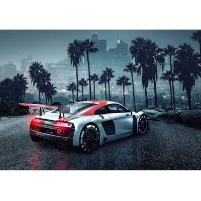 KOMAR Audi R8 L.A. Bunt Fototapete - Wandbild KOMAR Audi R8 L.A. Bunt Fototapete - Wandbild