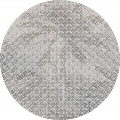 KOMAR Palma Selbstklebende Vliestapete - 125x125 cm - Schwarz/Weiß KOMAR Palma Selbstklebende Vliestapete - 125x125 cm - Schwarz/Weiß