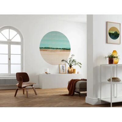 KOMAR Beachside Selbstklebende runde Fototapete - 125x125 cm KOMAR Beachside Selbstklebende runde Fototapete - 125x125 cm