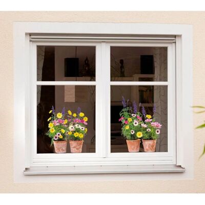 KOMAR Fensterbild "Springtime" - Bunte Blumen 31x31cm KOMAR Fensterbild "Springtime" - Bunte Blumen 31x31cm