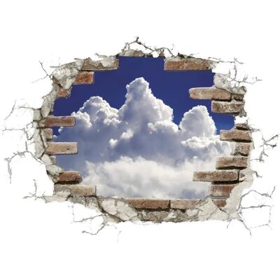 Väggdekor KOMAR »Break Out Clouds« - Färgglad, 100x70cm Väggdekor KOMAR »Break Out Clouds« - Färgglad, 100x70cm
