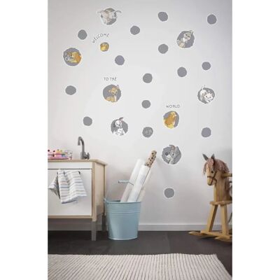 KOMAR A simple Start Wandsticker - Comic, Bunt, 100x70cm - Wandtyp KOMAR A simple Start Wandsticker - Comic, Bunt, 100x70cm - Wandtyp