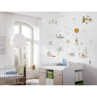 Disney Winnie the Pooh Wandtattoo - 50x70cm - Kinderzimmer Dekor Disney Winnie the Pooh Wandtattoo - 50x70cm - Kinderzimmer Dekor