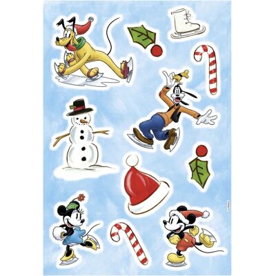 KOMAR Mickey Ice Slide Bunt Wandtattoo - 50x70cm KOMAR Mickey Ice Slide Bunt Wandtattoo - 50x70cm