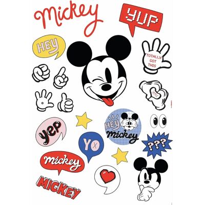 Komar Mickey Wandtattoo - Selbstklebend, rückstandsfrei - 50x70cm Komar Mickey Wandtattoo - Selbstklebend, rückstandsfrei - 50x70cm