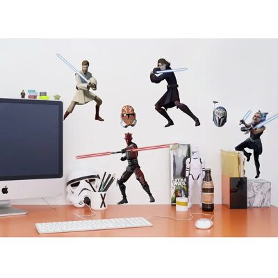 KOMAR Clone Wars Showdown Wandtattoo - Wandtyp KOMAR Clone Wars Showdown Wandtattoo - Wandtyp